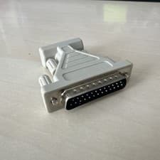 Image of DB9F To DB25M Serial Port Adaptor 9 Pin Female To 25 Pin Male Converter