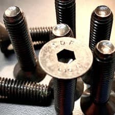 Image of M3 Socket Screw Countersunk High Tensile 10.9 DIN7991