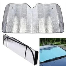 Image of Front Car Windscreen Sun Shield Shades Protect Window UV Block Screen Heat Wind