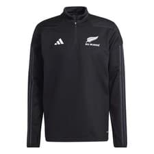 Image of Official Adidas New Zealand All Blacks Men's Fleece 1/4 Zip Jacket - RRP £70.00