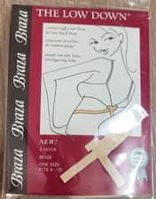 Image of Bra Conversion Strap UK4-18 Beige The Low Down by Braza New in Box