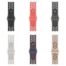 Image of GENUINE APPLE WATCH NIKE SPORT BAND 49mm 46mm 45mm 42mm 41mm LATEST 2025 COLOURS