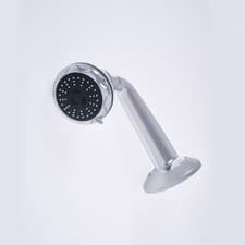 Image of Aqualisa 235047 Complete Hydramax 3-Spray Pattern Fixed Shower Head - Chrome