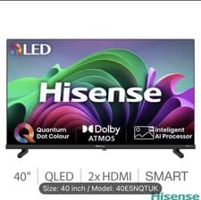 Image of Hisense Smart TV 40E5NQTUK 40" Ultra HD HDR QLED Full HD