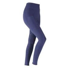 Image of Shires Aubrion Hudson Horse Riding Tights - Navy 8112 Size XXSmall