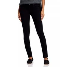 Image of AG Women Black Stretch Denim Prima Mid Rise Skinny Cigarette Jeans Size 23