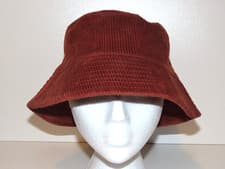 Image of Accessorize orange/terracotta corduroy bucket hat brand new with tags