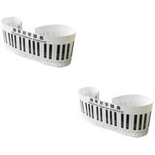 Image of 2pcs Simulation Piano 3D Beginner Keyboard Electronic Piano Finger Practice