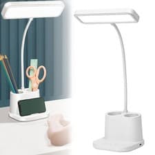 Image of Desk LED Lamp Pen Phone Holder USB power supply Bedroom Reading Light Dimmable