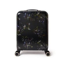 Image of Ted Baker Midnight Bloom Cabin Case Suitcase 4 Wheel Luggage Travel Floral 39L