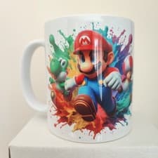 Image of Super Mario Ceramic Mug Printed Novelty Coffee Tea Mug