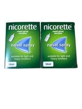 Image of Nicorette Nasal Spray 10ml. Pack Of 2 . Exp: 03/2027