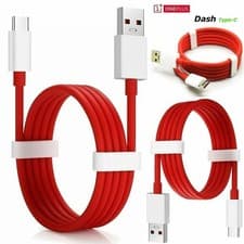 Image of Genuine OnePlus 3-11 NORD USB-C Warp Dash Fast Charging Cable 1m White