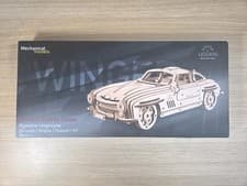 Image of UGEARS Mechanical Wooden Model Kit Winged Sports Coupe 70205