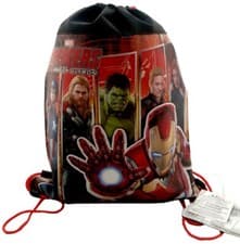 Image of Marvel Avengers Sling Bag Sport non woven Drawstring Backpack Party Treat Candy