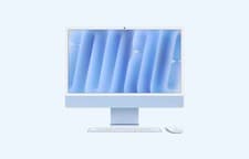 Image of iMac M4 Apple 24-inch 10-core CPU 10-core GPU 16GB Ram 256GB SSD Blue NEW Mac