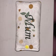 Image of Mum & bees fabric Glasses Spectacle Quilted Case Handmade Lovely Gift
