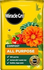 Image of Miracle-Gro Premium All Purpose Compost, PEAT FREE, 40 Litre