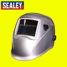 Image of Sealey PWH613 Auto Darkening Welding Helmet - Shade 9-13 - Silver