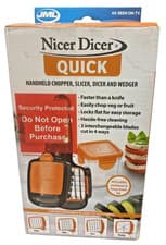 Image of JML Nicer Dicer Quick Handheld Chopper Slicer Dicer & Wedger Set