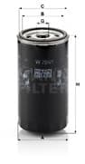 Image of MANN W724/1 Oil Filter H18