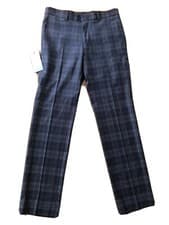 Image of Ben Sherman Blue Check Trousers Regular 30 RPR£65