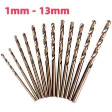 Image of 1-13mm HSS M35 Cobalt Twist DrillStainless Steel  Bits HSS-Co Jobber Bit Metal
