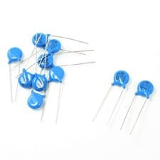 Image of 10 Pcs AC 400V 3300pF Radial Lead DIP Ceramic Disc Capacitors