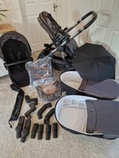 Image of iCandy Orange Complete Twin/Double Pushchair Bundle. Some NEW - REDUCED.