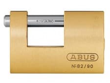 Image of ABUS Monoblock 90mm Shutter Padlock 82 Series Carded - ABU8290C