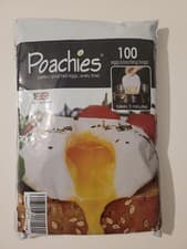Image of Poachies Egg Poaching Bags, 17 x 13.5 x 3 cm, Pack of 100