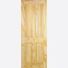 Image of LPD Internal Traditional Clear Pine 4 Panel Door 