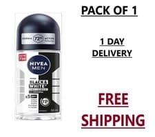 Image of NIVEA MEN Black & White Original 72hr Anti-Perspirant Deodorant Roll-On 50ml