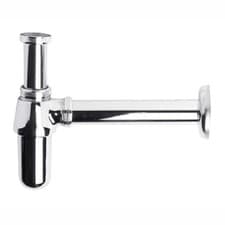Image of Chrome Bottle Trap Waste Bathroom Basin W181D