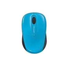 Image of Microsoft Wireless Mobile Mouse 3500 Ambidextrous 1000 DPI Bluetrack - Cyan Blue