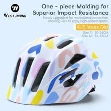 Image of WEST BIKING Children Cycling Helmet Safety Protective Kid Skateboarding Helmet