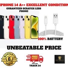 Image of Apple iPhone 14 128GB/256GB UNLOCKED Smartphone - EXCELLENT PRISTINE A++ 100%🔋