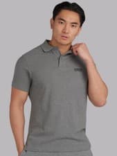 Image of Barbour International Men Essential Polo Shirt Anthracite UK S RRP £39.99 #A29