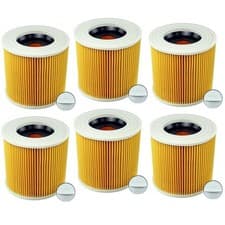 Image of Replacement Filter For Karcher WD2 WD3 WD2.200 WD3.500 Vacuum Cleaner Wet& Dry