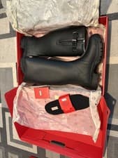 Image of Hunter Mens Balmoral Tall Side Adjustable Neoprene Wellington Boots Waterproof –