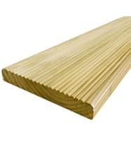 Image of Decking Boards 118 x 18mm  - Tanalised Pressure Treated Timber - Garden