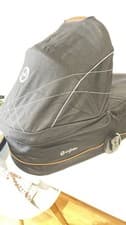 Image of Cybex Cot S Carrycot / Bassinet - Gold Line (Black) with Adapters - Excellent