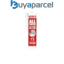 Image of EVO-STIK 30613608 112902 All Purpose Flex Silicone Sealant White C20 EVOAPFSSW