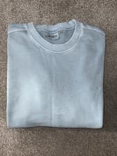 Image of Carhartt Man Hoodie Baby Blue Color Brand New Without Tag Size XLarge