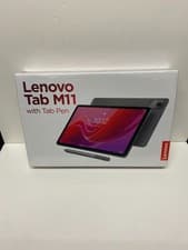 Image of Lenovo Tab M11 with tab pen new in unopened box 128gb storage 4gb RAM grey color