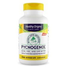 Image of Healthy Origins Pycnogenol 150 mg 60 Veggie Capsules, Heart Health Eyes Vision