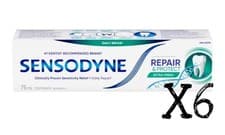 Image of 75ml Sensodyne Repair & Protect Daily Repair Toothpaste Extra Fresh x6 Novamin