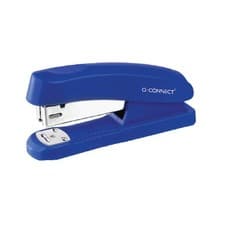 Image of Q-Connect Half Strip Plastic Stapler Blue KF02151