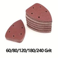 Image of 40x Mixed Mouse Sanding Sheets For Black and Decker Palm Sander Pads Sandpaper