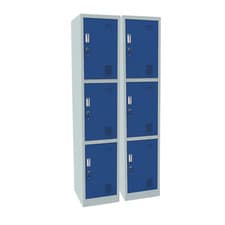 Image of 2 x 3 Door Steel Locker 1850mm H x 380mm W x 450mm D